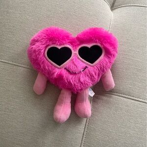 Build A Bear Pink Heart Monster Plush